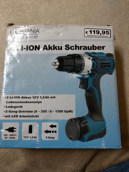 Bormasina li-ion Akku Schrauber