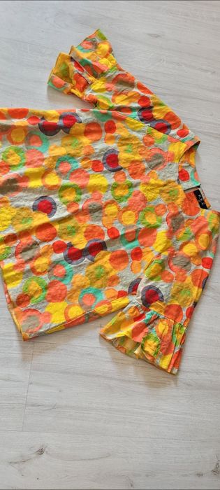 Bluza dama impecabila multicolora bumbac