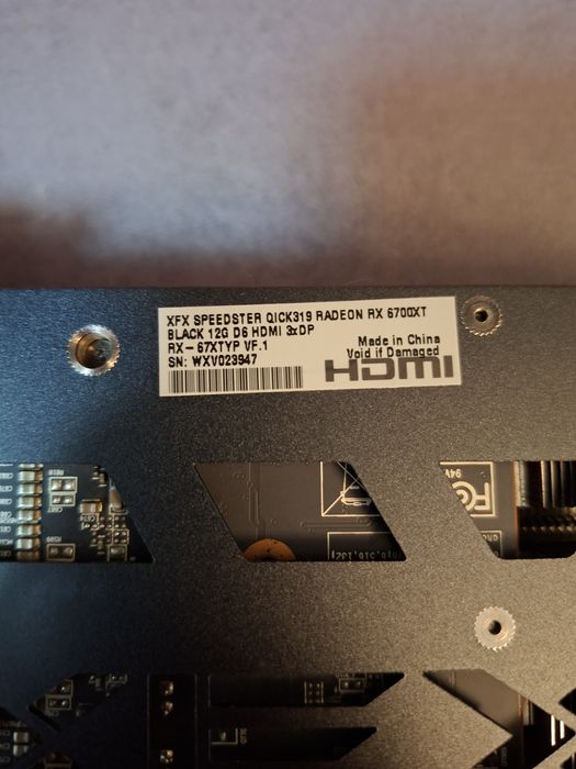 RX 6700XT 12GB XFX Qick 319