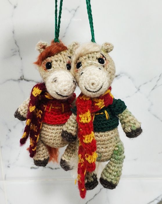 Вязаные игрушки.