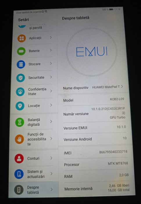 Tabletă Huawei MatePad T8 (4G/SIM) - Ieftină - KOB2-L09
