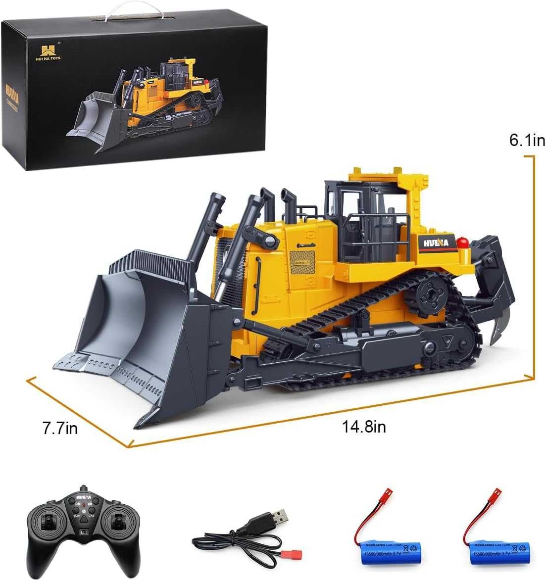 Булдозер с дистанционно управление, RC 1/16
