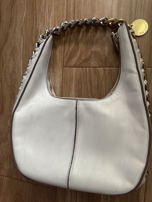 Оригинална чанта Stella McCartney Frayme Faux Shoulder Bag