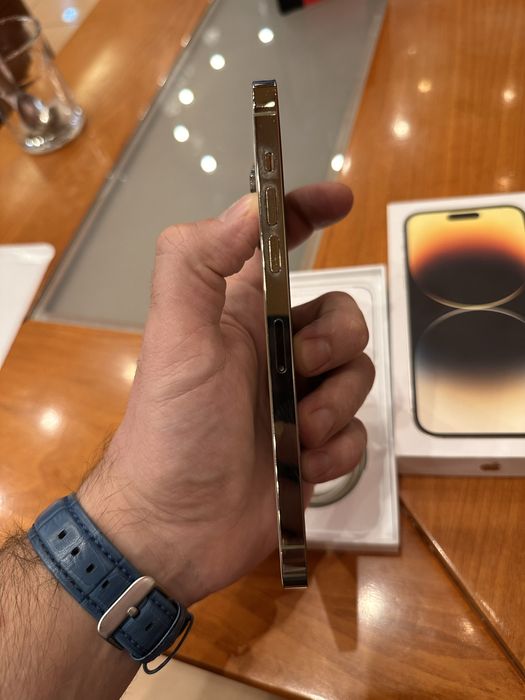 iPhone 14 Pro MAX 128GB GOLD с кутия и кабел 87% батерия