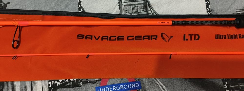 Въдица Savage Gear Orange Ltd Ultra Light Game 1.98m F 3-10g UL 2sec