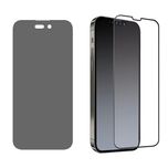 Iphone 14/15/16E/16 PRO MAX - Folie Sticla Full 6D 22D Curbata PRIVACY