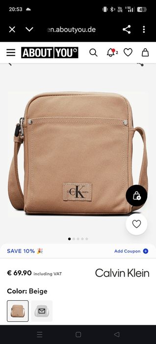 Borseta Calvin klein NOUĂ