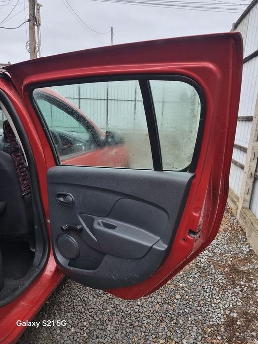 Usa Dreapta Spate Dacia Sandero 2 2012 - 2016 Hatchback 4 Usi Rouge de Feu TEB76 (1403)