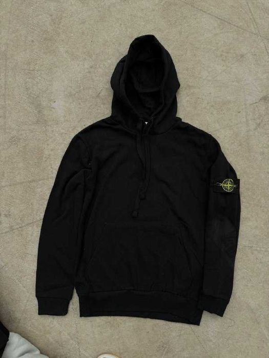 ПРОМОЦИЯ Мъжки Черен Суичър Stone Island Темен Пуловер Стоун Айлънд