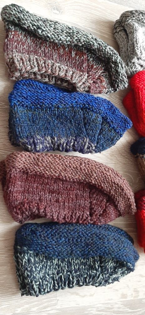 Cipici lana/ papuci tricotati casa