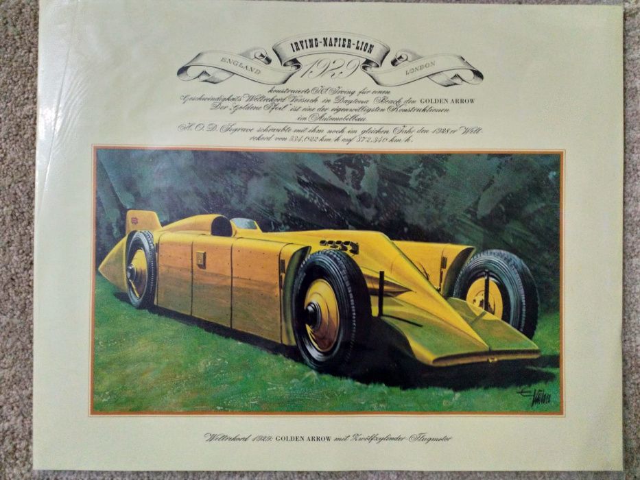 Afise ARAL Vintage Masini vechi , Oldtimer , Poster,Afis vechi