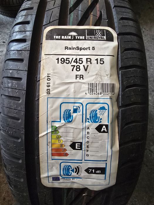 Uniroyal 195/45 R15 78V vară NOI