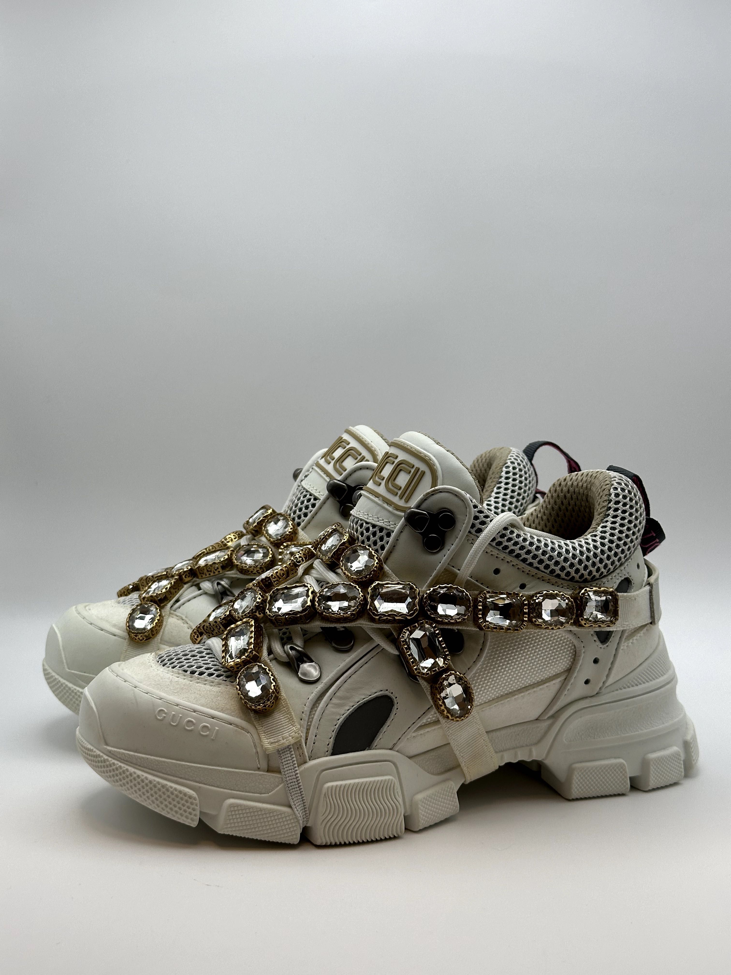 Gucci Flash White Woman Sneakers