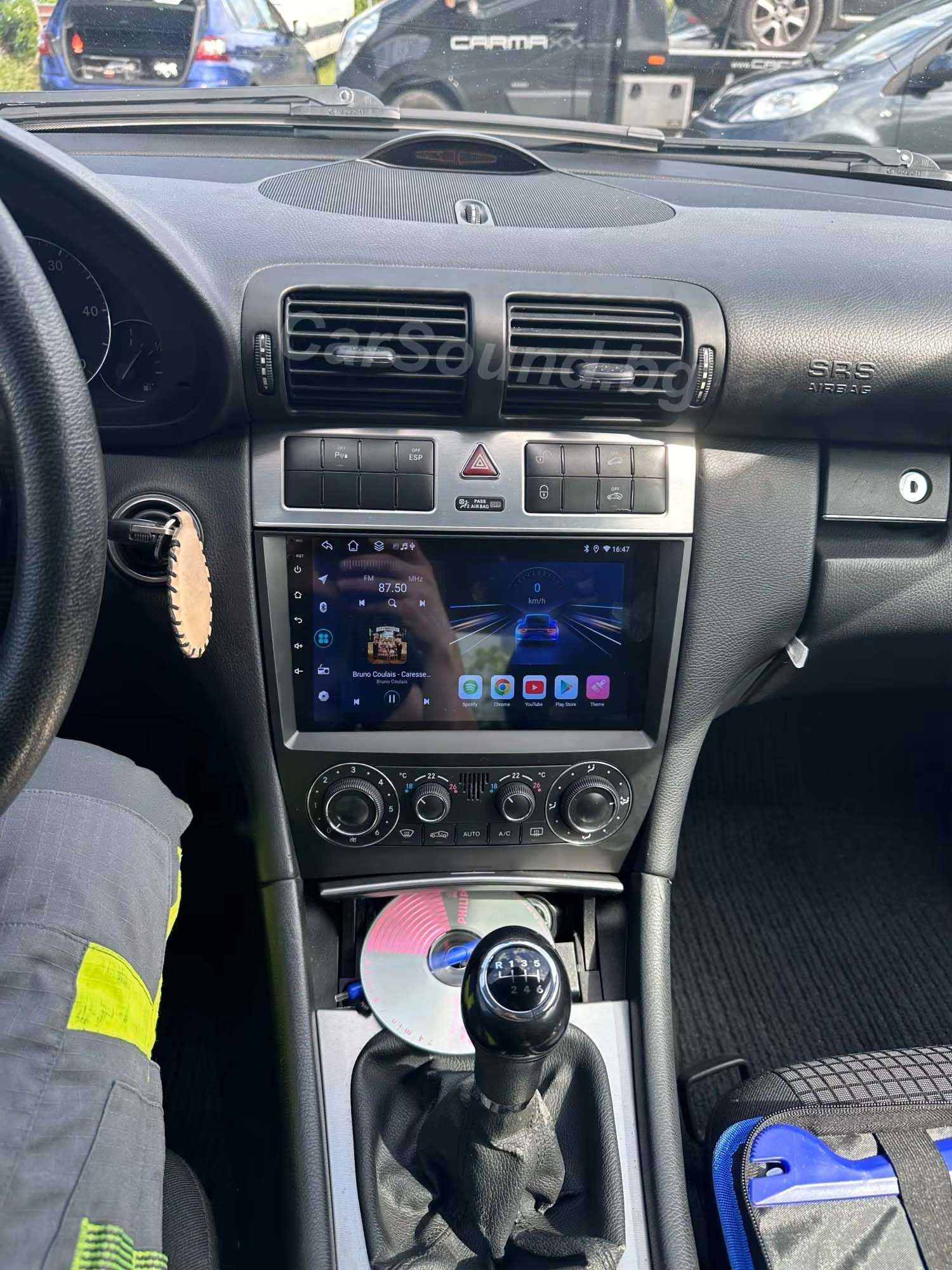 Mercedes W203 Мултимедия Android Мерцедес C-Class Facelift Навигация