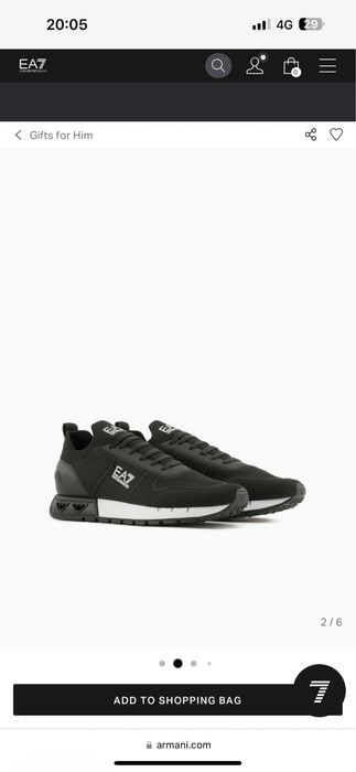 Продам кроссовки Emporio Armani