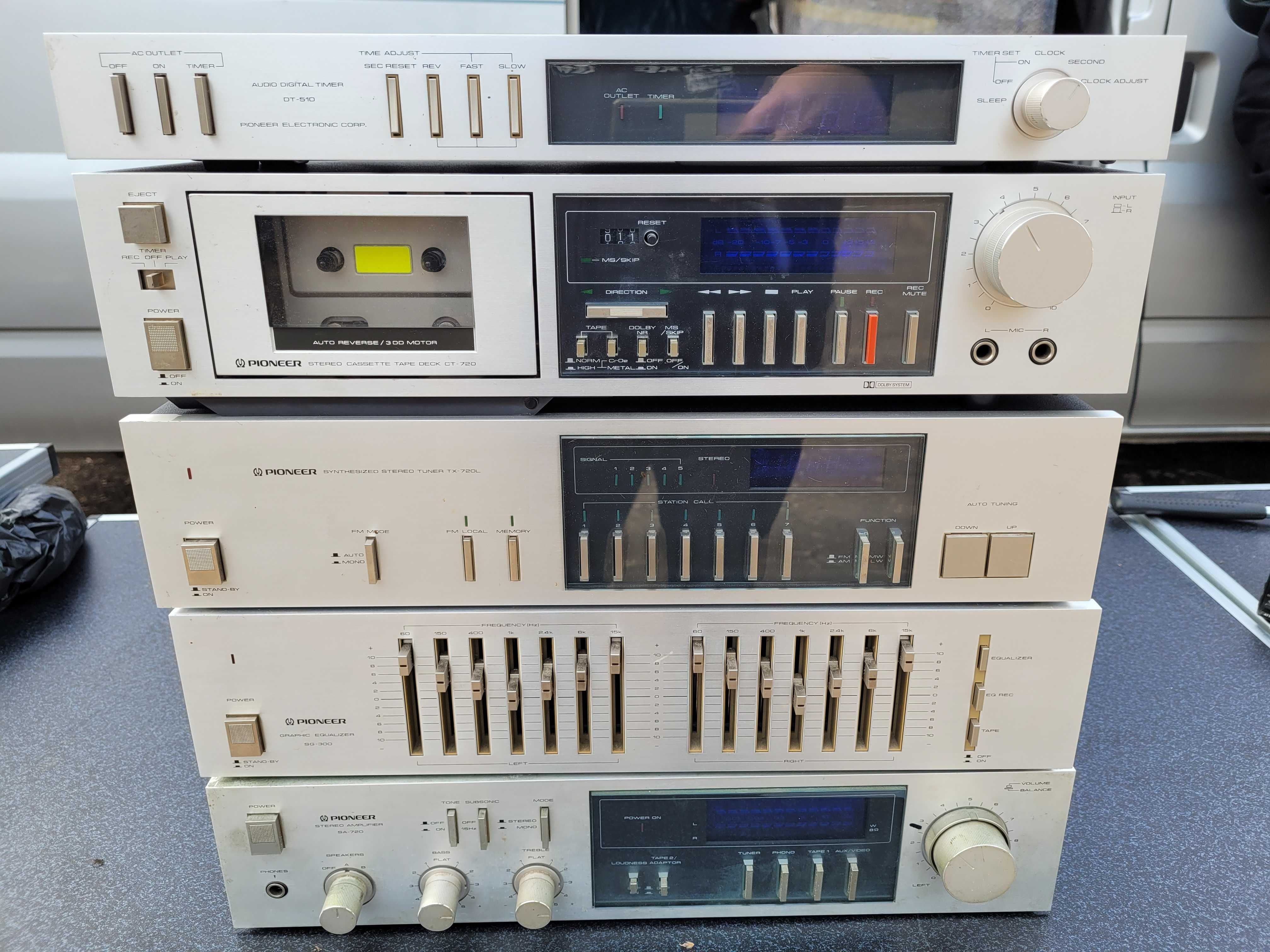 Уникална Pioneer-blue series-SA 720,TX 720L,CT 720,DT 510,SG 300