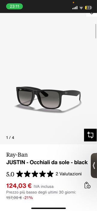 Ochelari de sore RayBan Justin Polarizati