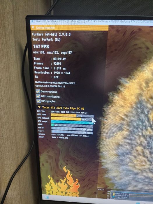 Zotac rtx3070  gaming 8gb колечствода бор