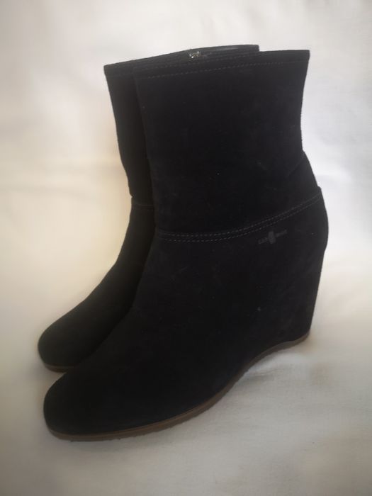 Caro Shoe, боти естествен велур, номер 38