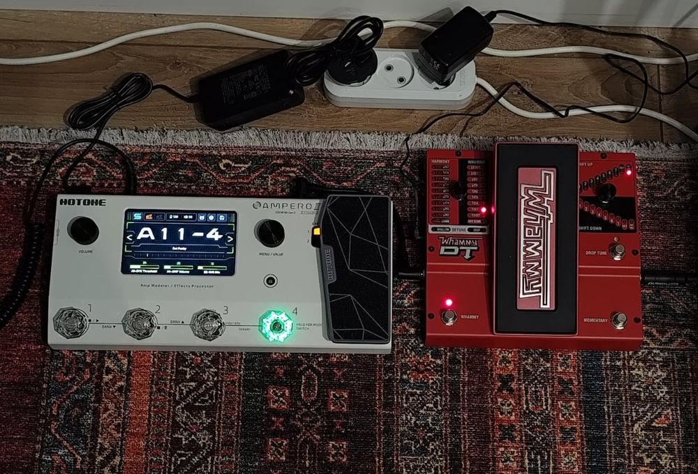 Hotone Ampero II и Whammy DT