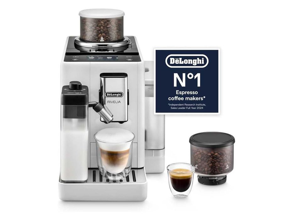 Кафеавтомат Delonghi Rivelia EXAM440.55.W 1450W Bean-to-Cup