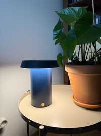 lampa de masa Hubsch Keen Table Lamp Dark Blue