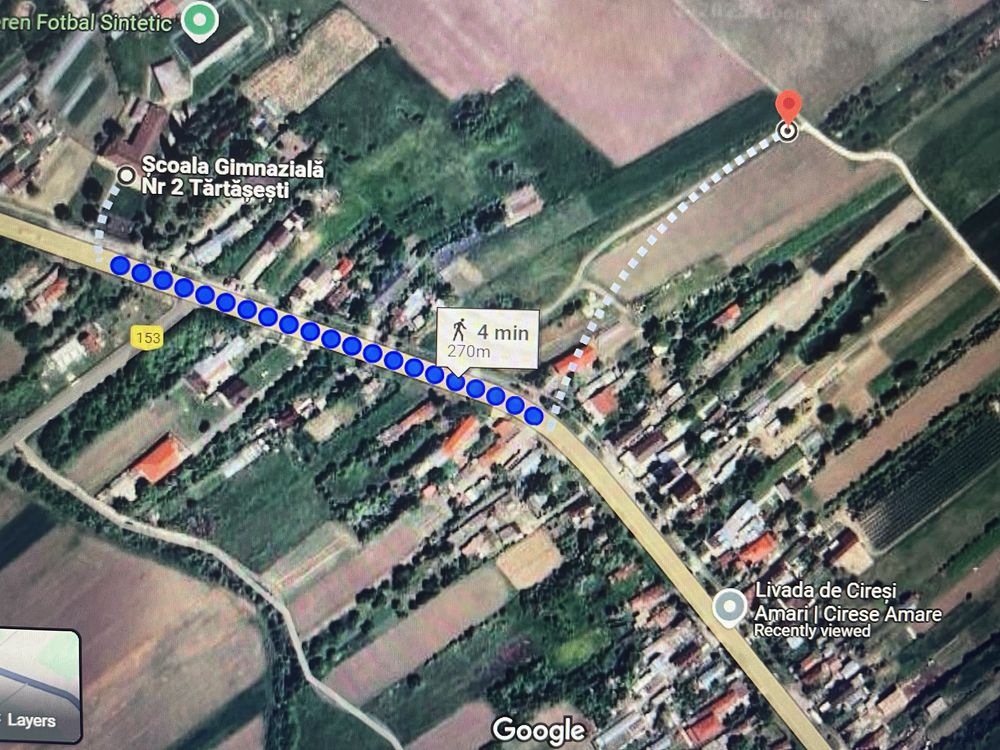 Teren Tartasesti/Baldana 25min Buc 1030mp la 500m de Scoala Tartasesti
