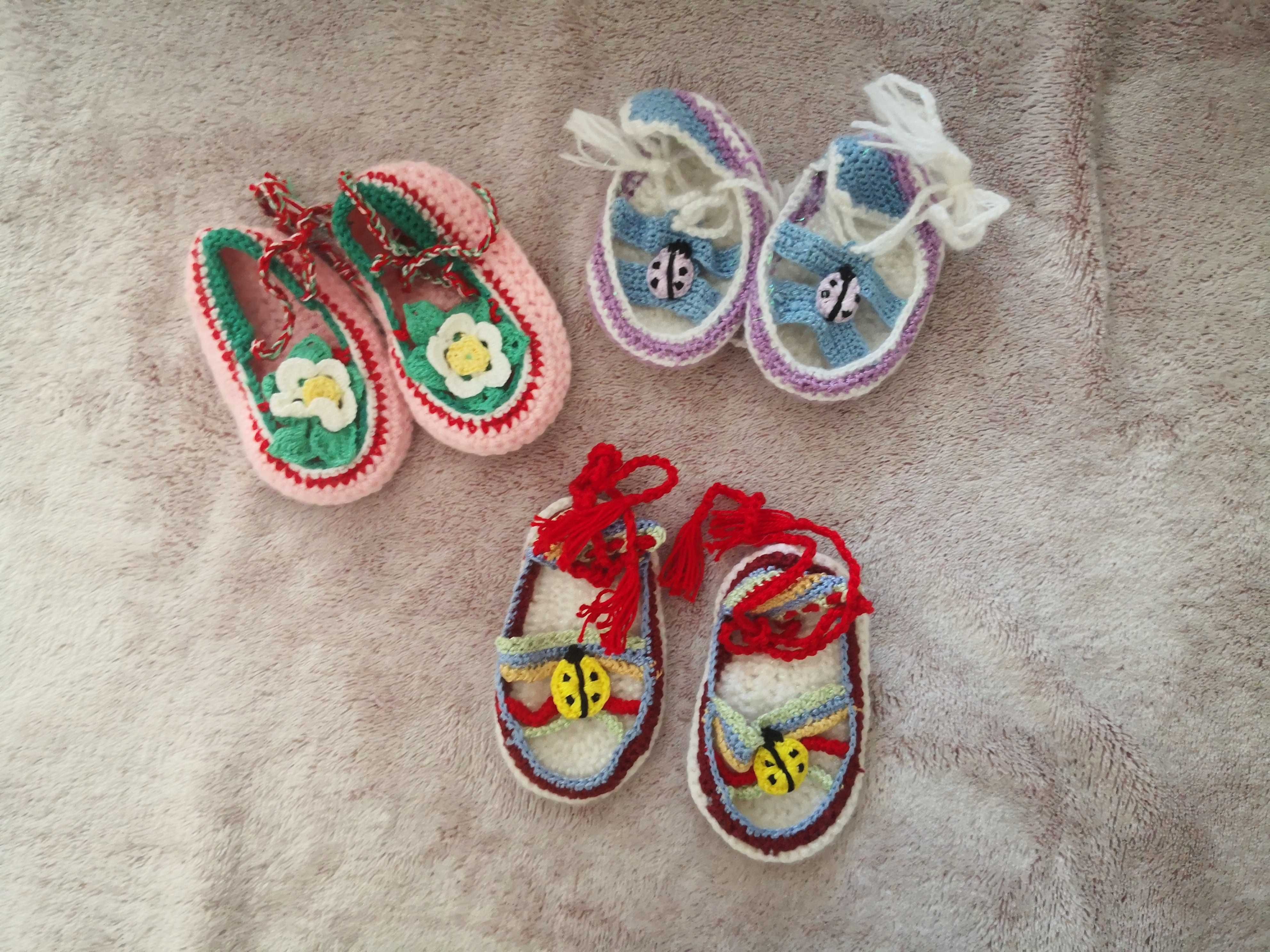 Sandalute bebelusi handmade