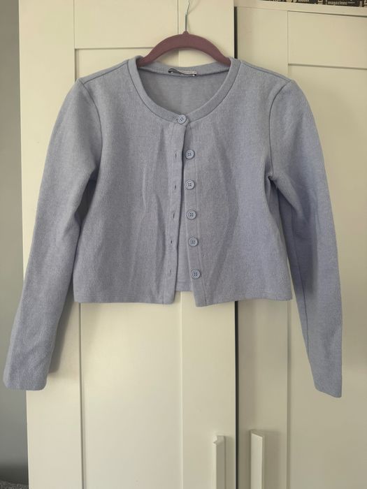 Жилетка Zara гълъбено синьо