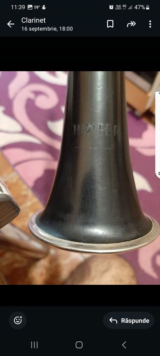 Vând clarinet Jupiter