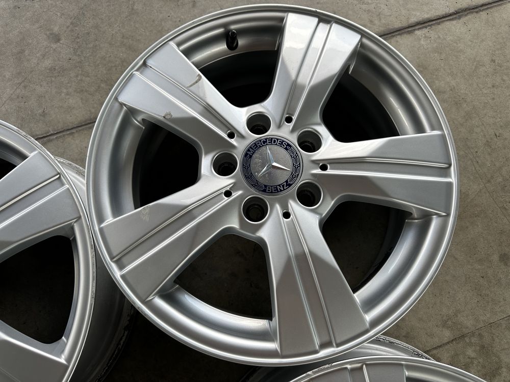 4бр. Отлични 16” Ориг. Джанти 5x112 за *MERCEDES-BENZ* 6Jx16H2, ET46