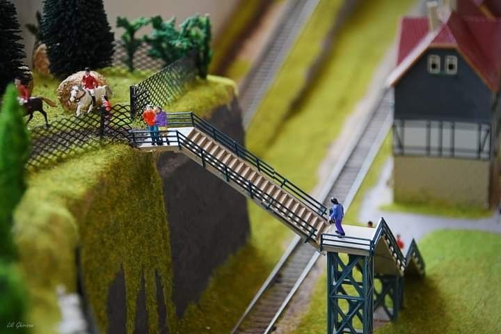 Diorama ho trenulet electric