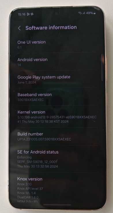 Samsung Galaxy S22 de 128Gb, Pink Gold
