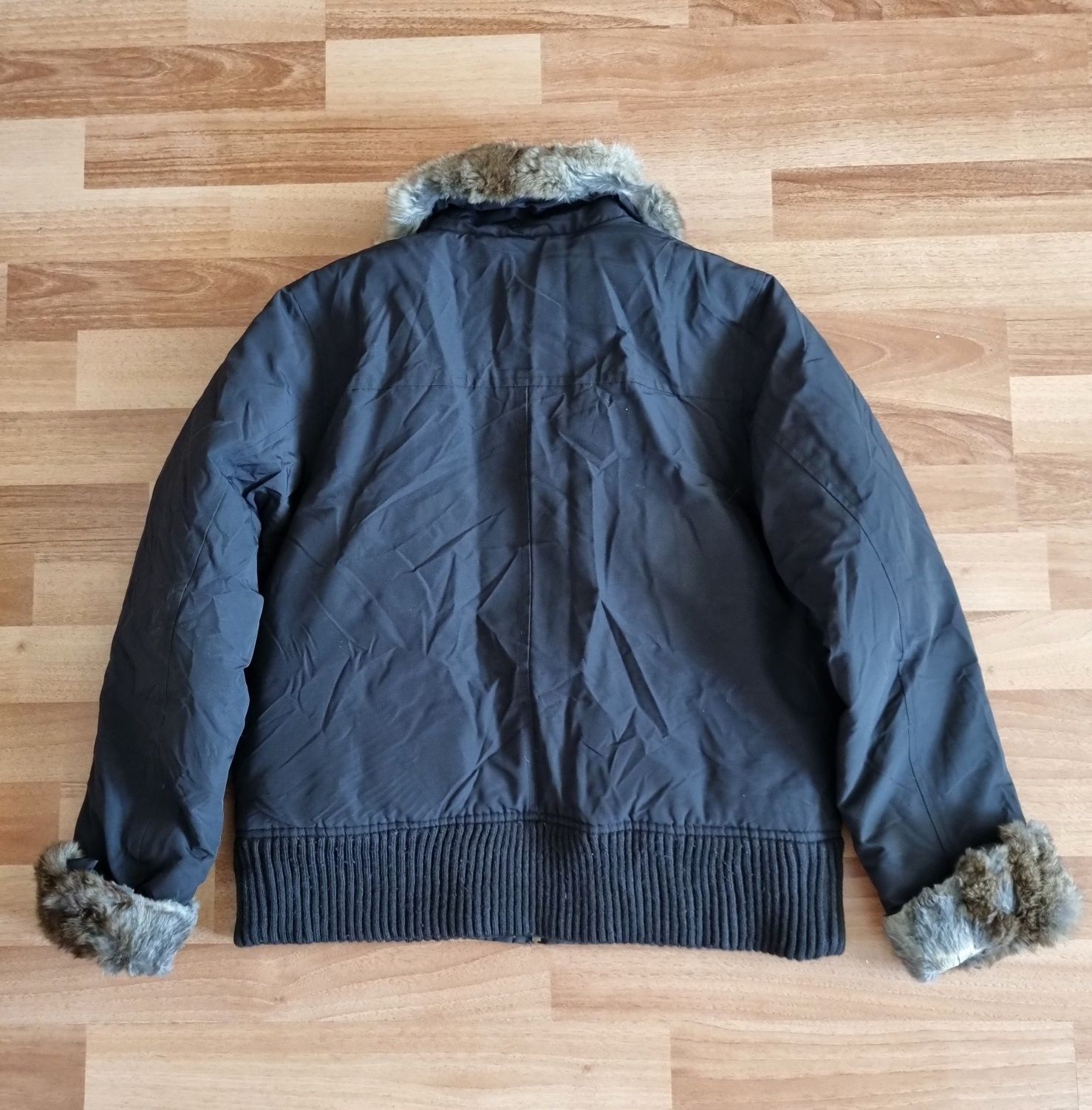 Geacă groasă iarnă Woolrich, Blană + Puf și pene - S