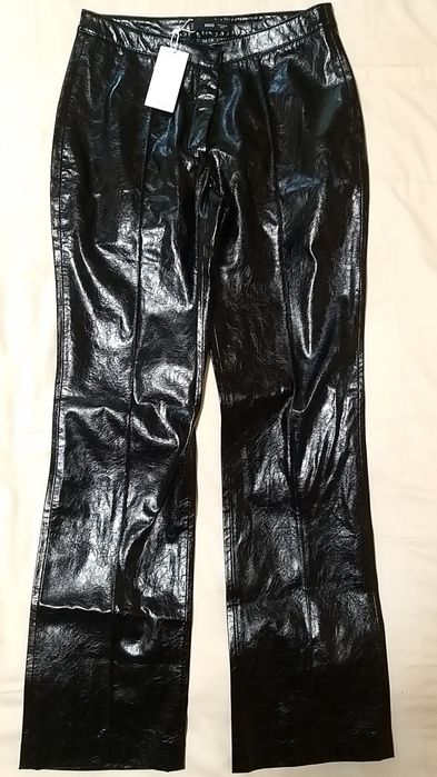 Mango, Нови кожени панталони,  с етикет