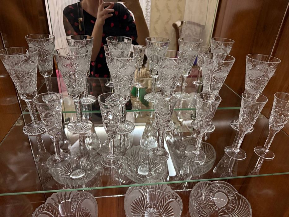 Хрустальные рюмки