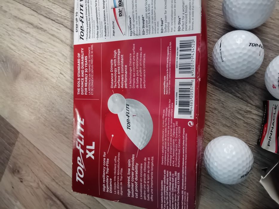 Vând mingi de golf, marca Pinnacle și Top-Flite - noi in cutie