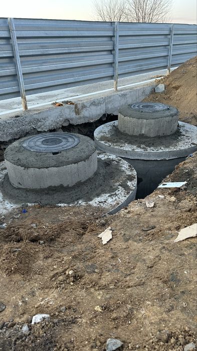 Установка септика в Караганде.Водопровод.Канализация.Копаем и вручную