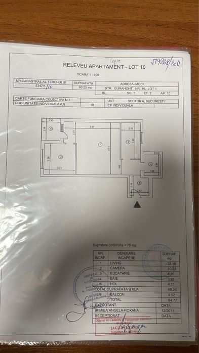 Vand apartament 2 camere langa Gran Via Park(proprietar)