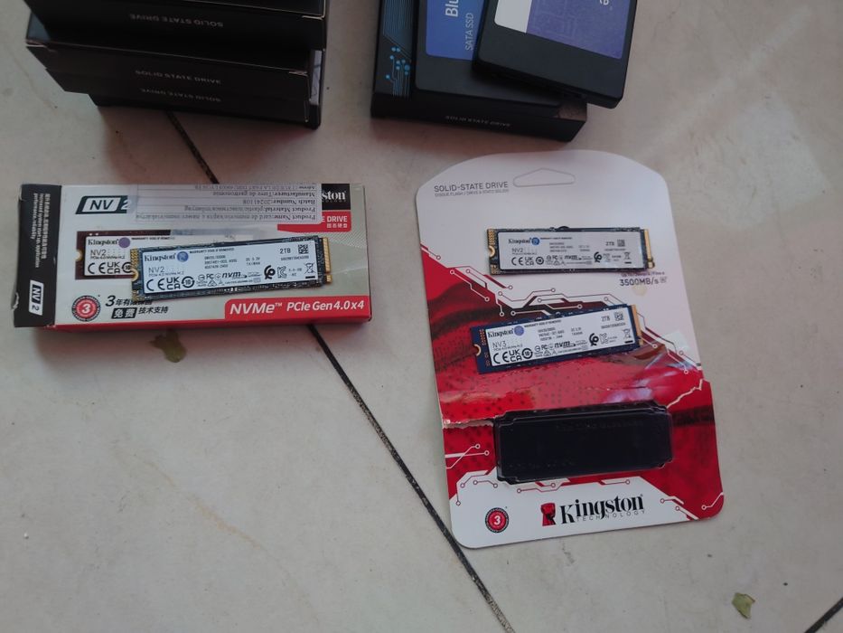 Лот Ssd Дискове нови