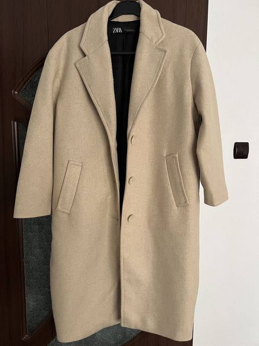 Palton oversized din lana