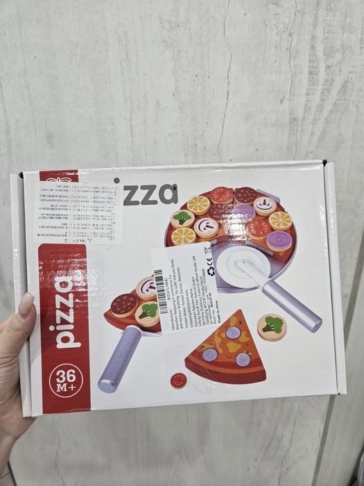 Развивающая игра пицца на липучках