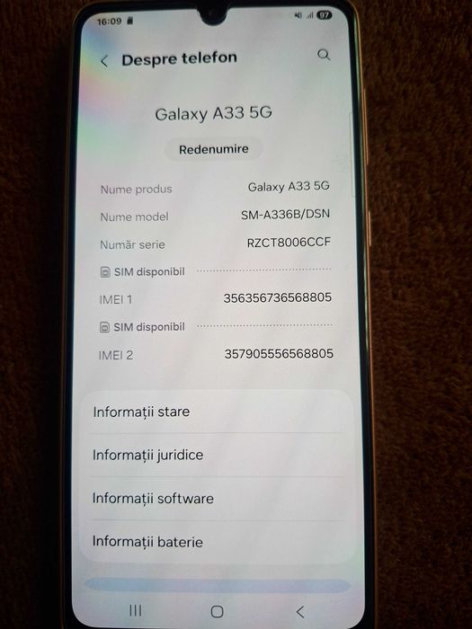 Samsung a33 5g, husa si folie