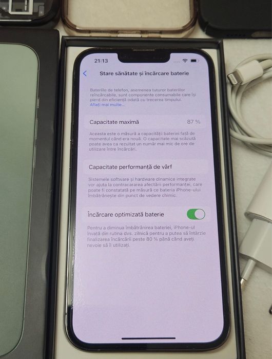iPhone 13 Pro, Full Box, 128Gb, Stare Foarte Buna