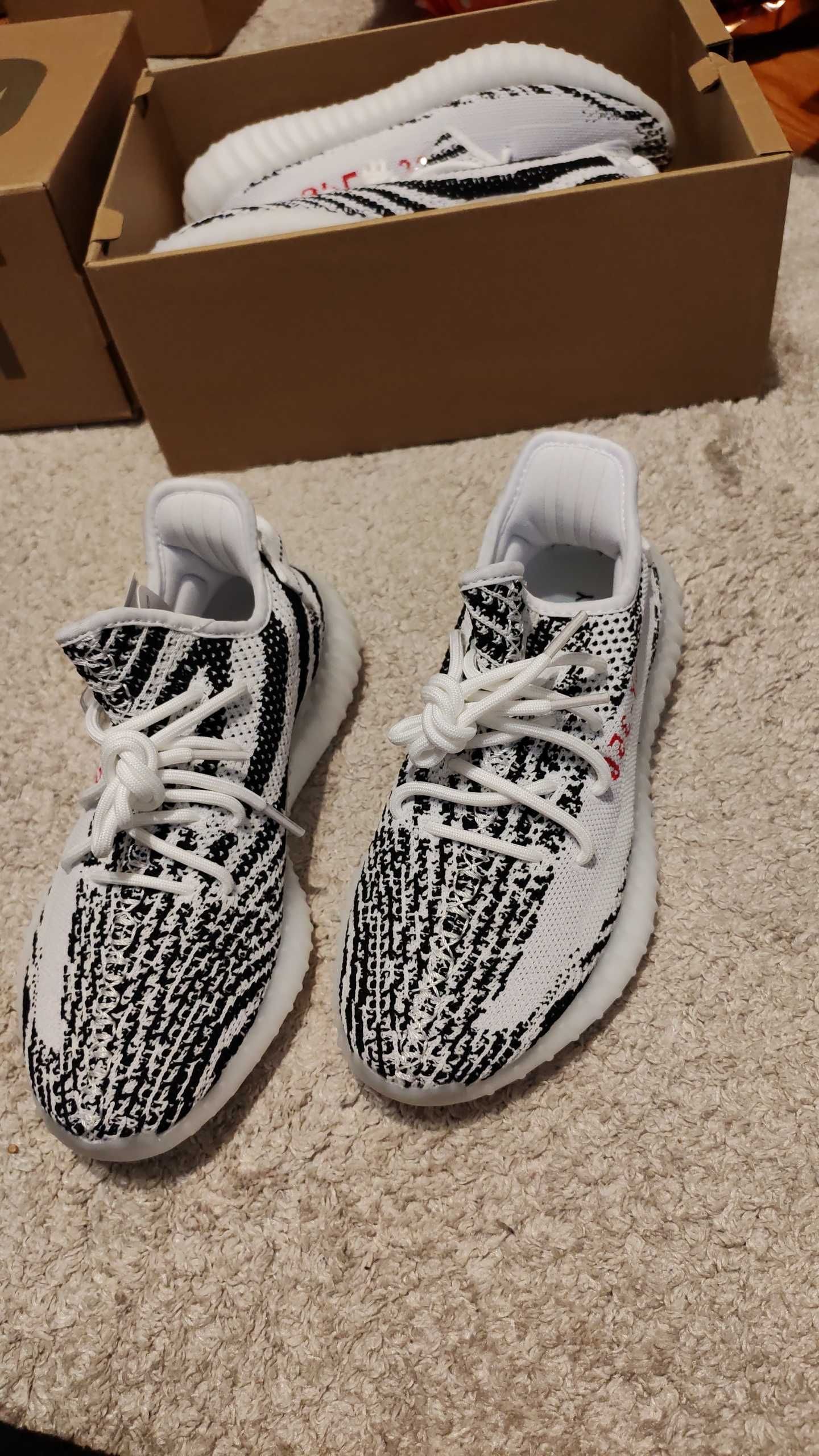 2 yeezy zebra da