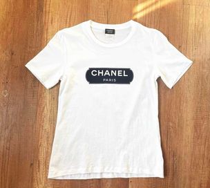 CHANEL Paris Uniform 100% оригинална дамска тениска размер М