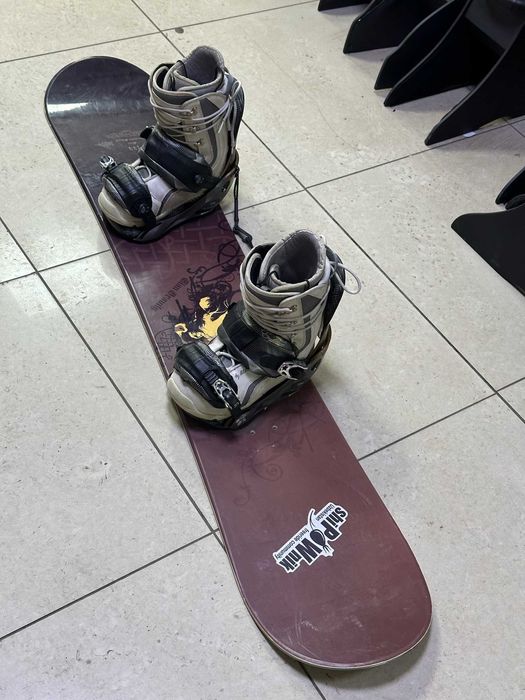 Сноуборд Elan 146 см + крепления Elan + ботинки 39-40 р