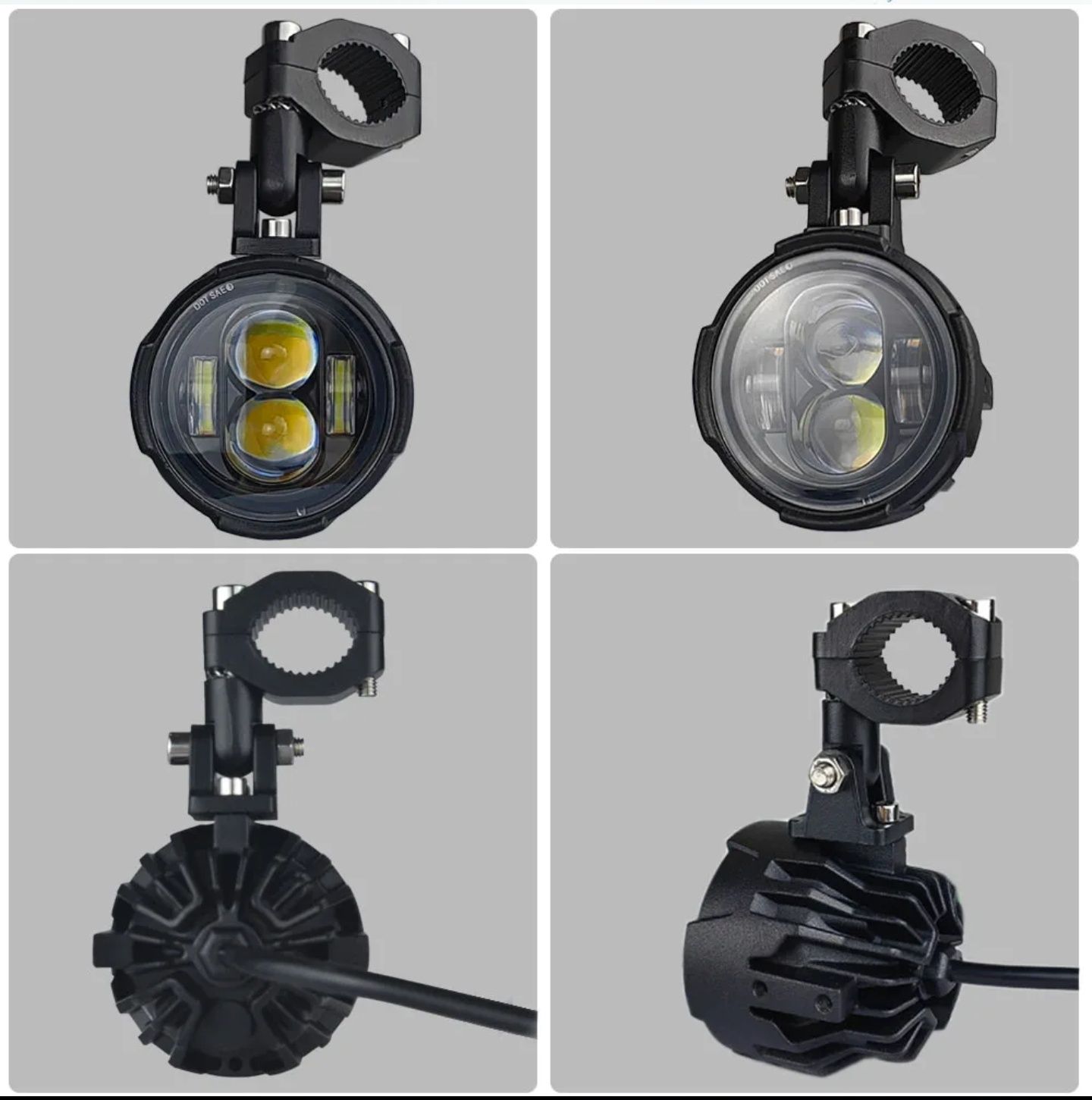 Proiectoare auxiliare moto led 40w