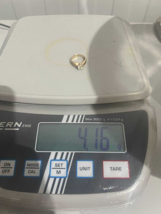 Inel Aur 14k cu Diamant Natural Central 0.73 Carate