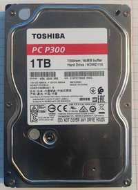 Жесткий диск HDD 1000 Gb Toshiba HDWD110, 3.5", 64Mb, SATA III. 3 штук